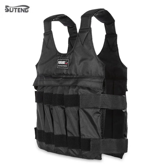 Chaleco de Peso Ajustable 20/50 kg – Lastre para Entrenamiento de Boxeo, Running y Fitness Funcional